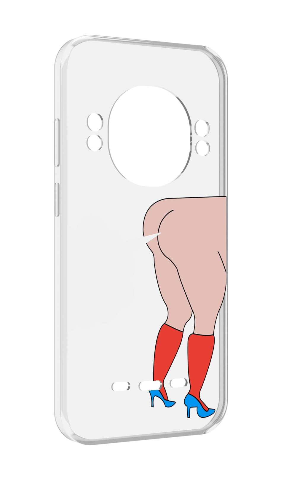 

Чехол MyPads смешная-ситуация детский для UleFone Power Armor 16 Pro, Прозрачный, Tocco