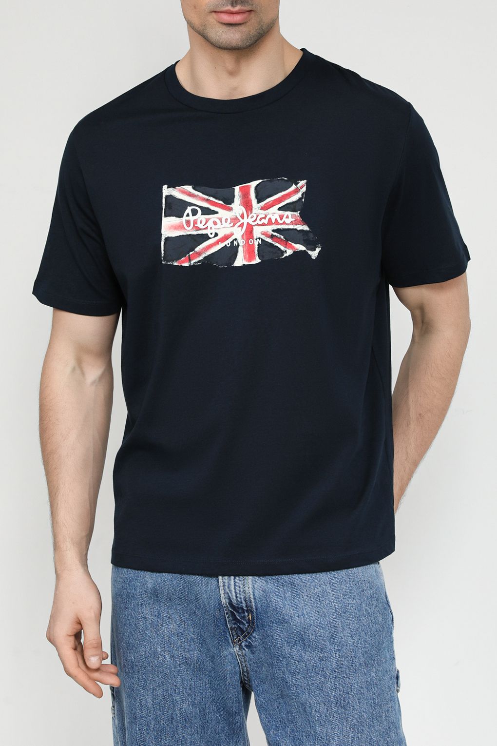 

Футболка мужская Pepe Jeans PM509384 синяя M, Синий, PM509384