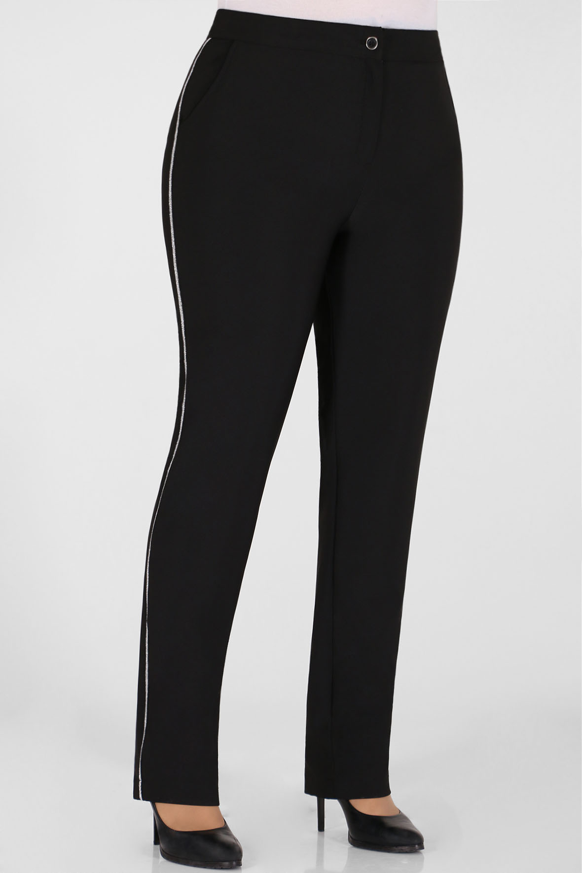 

Брюки женские AlmondShop ALMOND 81-1060-11.С1 черные 60 RU, Черный, ALMOND 81-1060-11.С1