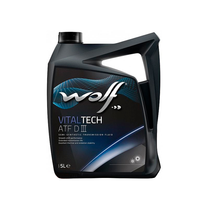 Трансмиссионное масло Wolf Vitaltech ATF DIII 5л
