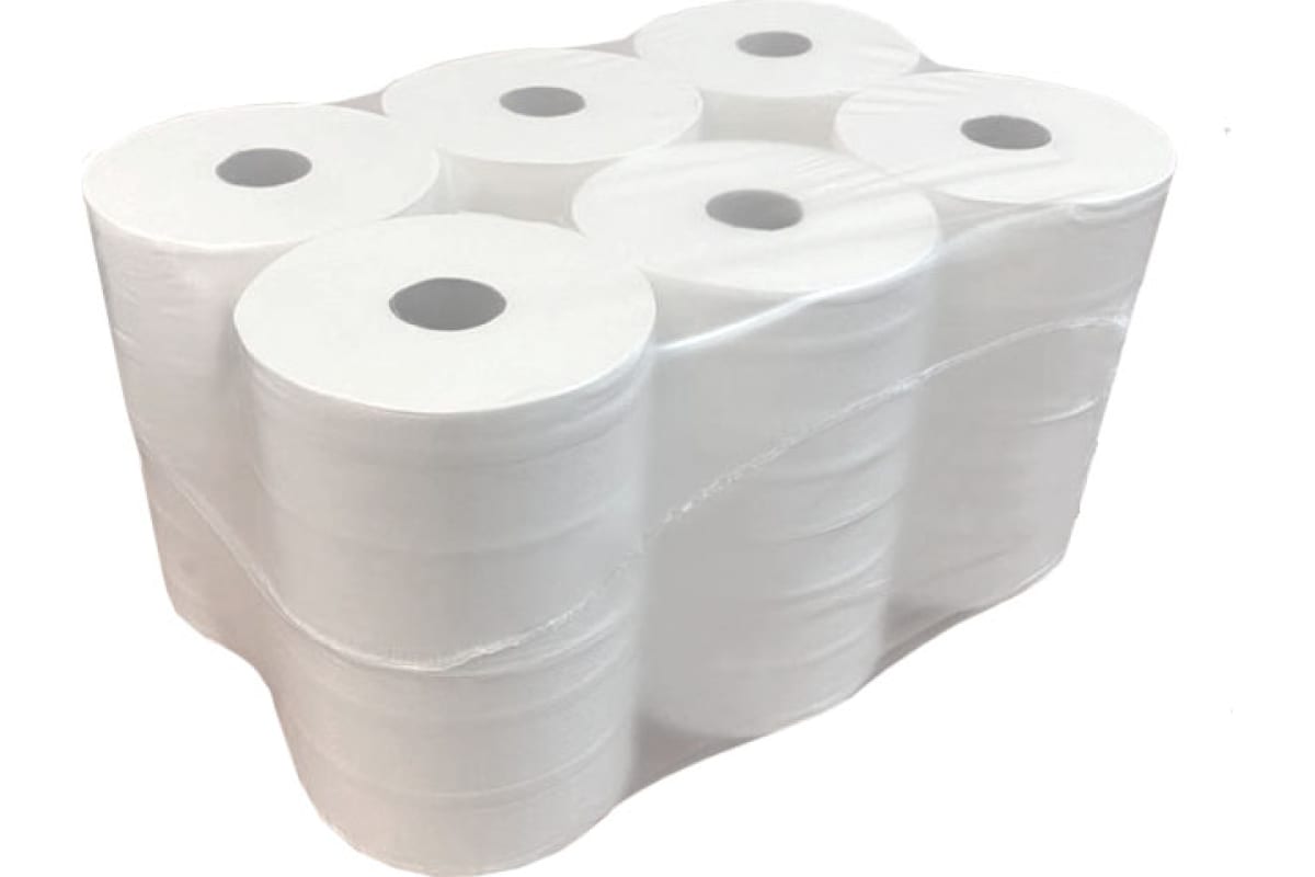 Туалетная бумага Jasmin 2 слоя, 12 рулонов, 9,9x25 100 м., d 3.5 см., с центральной вытяжк
