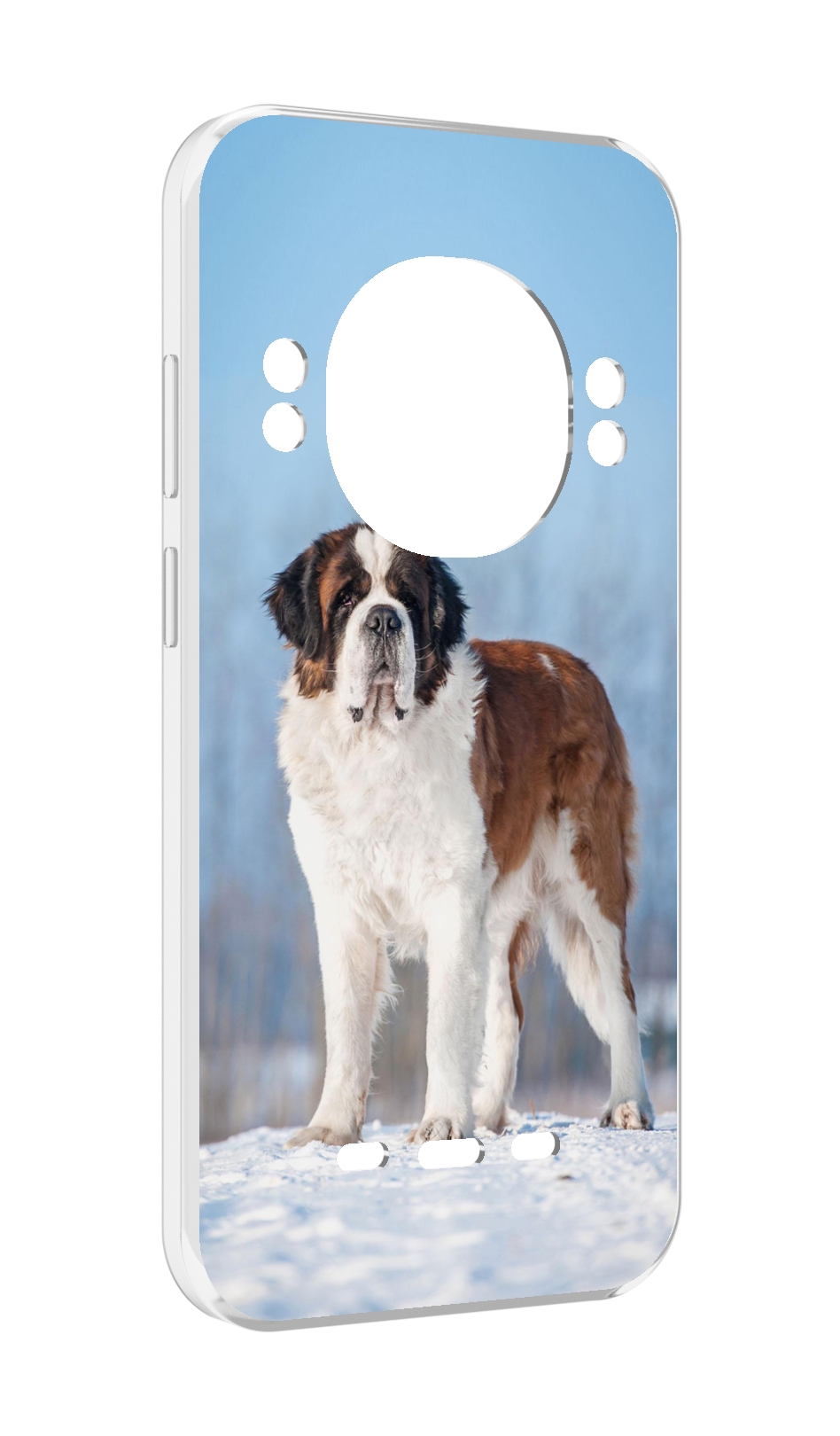 

Чехол MyPads сенбернар для UleFone Power Armor 16 Pro, Прозрачный, Tocco