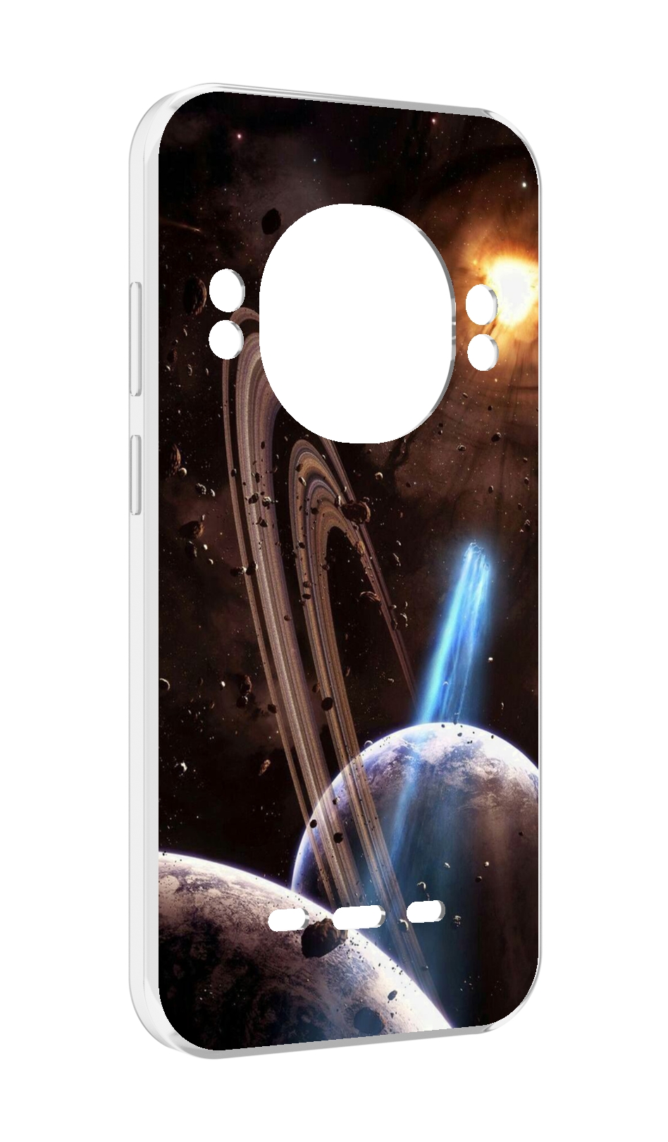 

Чехол MyPads сатурн в космосе для UleFone Power Armor 16 Pro, Прозрачный, Tocco