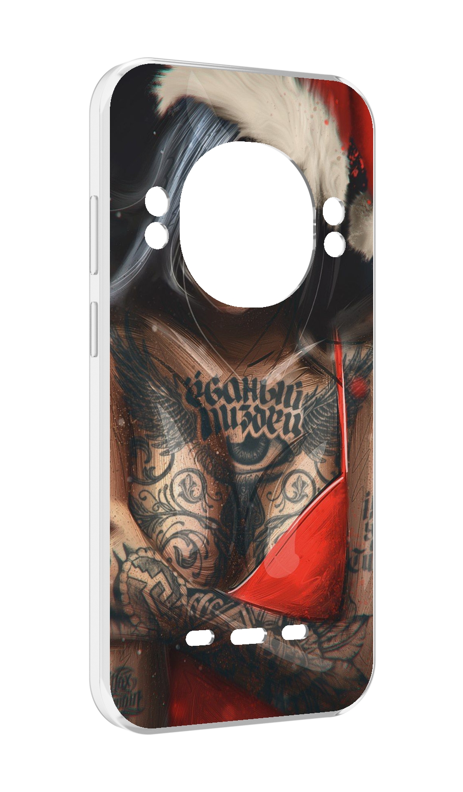 

Чехол MyPads санта-клаус-девушка для UleFone Power Armor 16 Pro, Прозрачный, Tocco