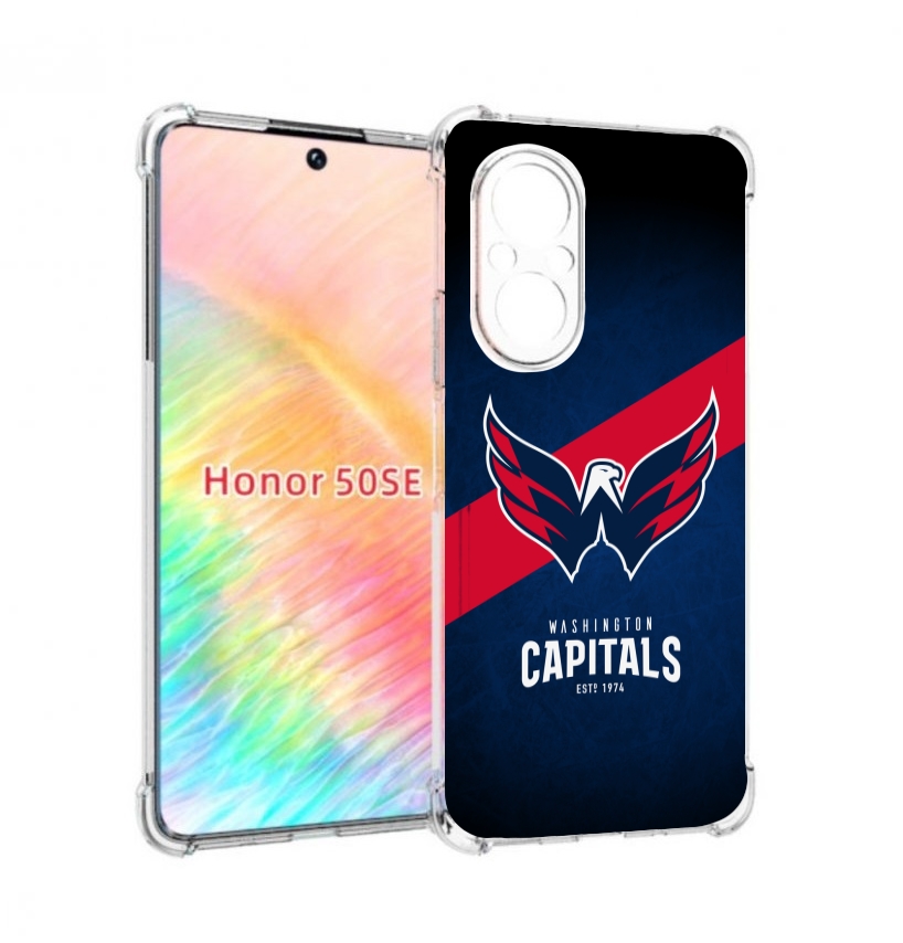 

Чехол бампер MyPads вашингтон кепиталс для Honor 50 SE противоуд, Прозрачный, Tocco