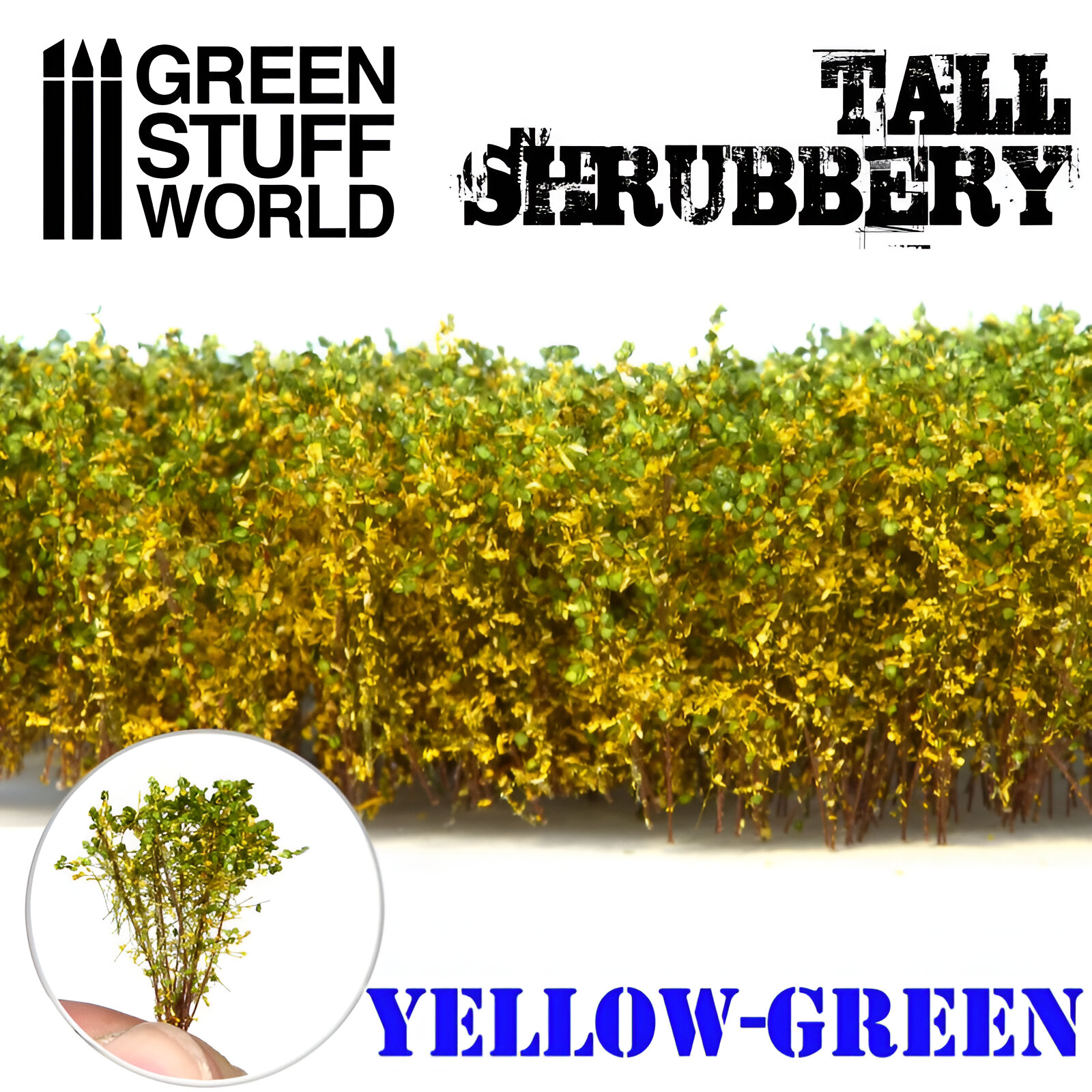 

Кустарники для моделирования Green Stuff World Tall Shrubbery Yellow Green, Tall Shrubbery