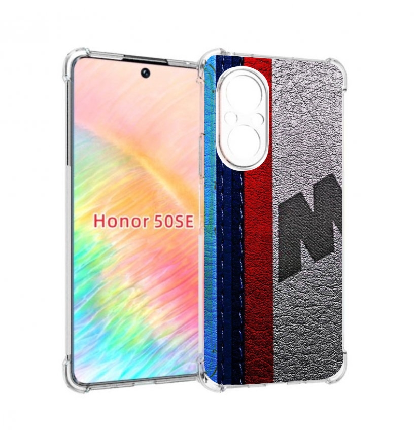 

Чехол бампер MyPads бмв М мужской для Honor 50 SE противоударный, Прозрачный, Tocco