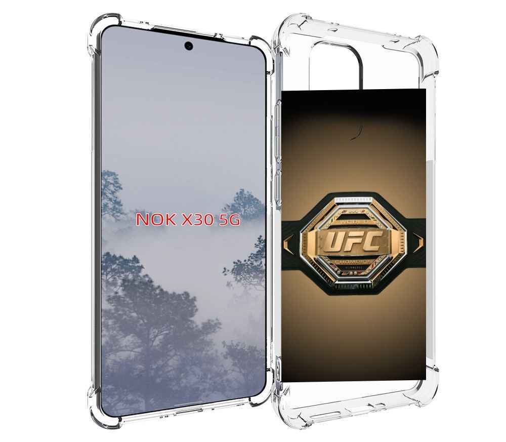 

Чехол MyPads UFC единоборства мужской для Nokia X30 5G, Tocco