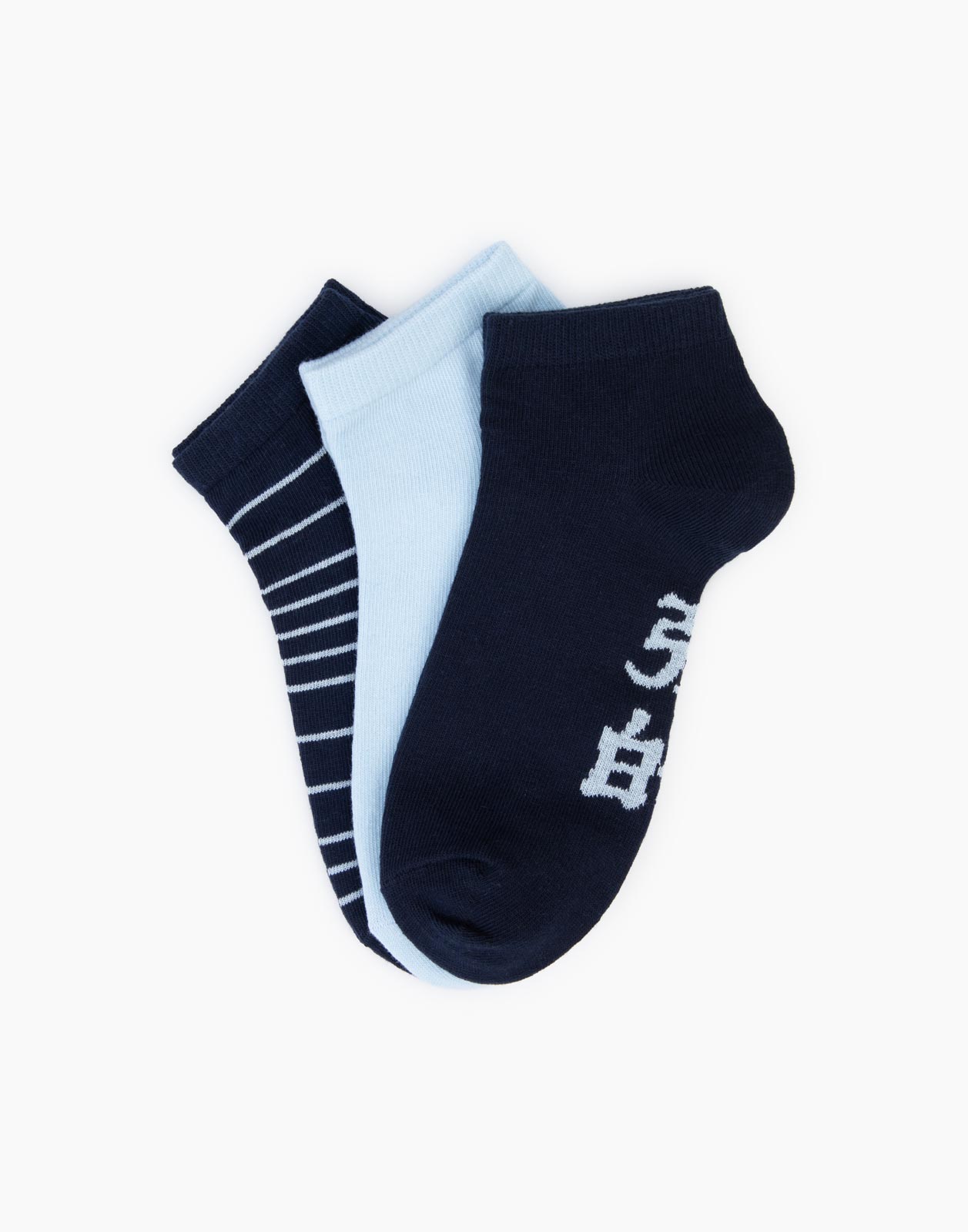 

Носки с принтом для мальчика 3 пары р.6-8л, Разноцветный, BHS004154