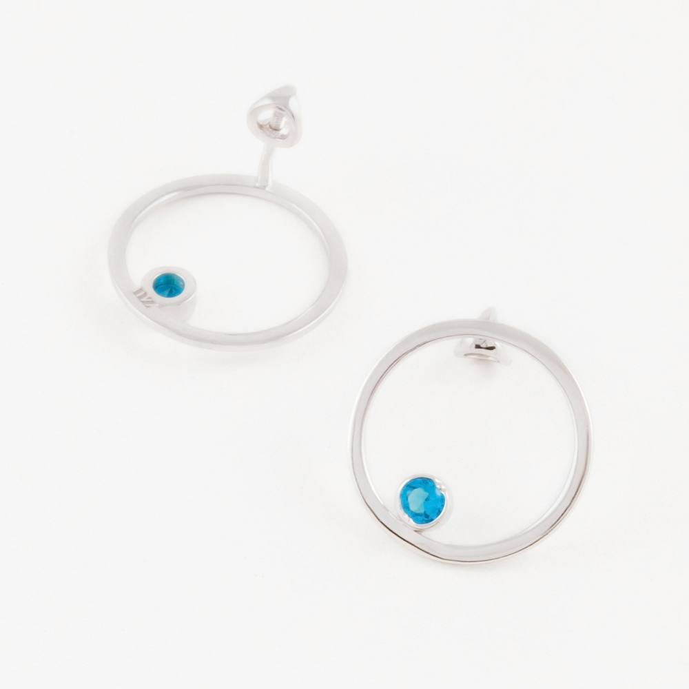 

Серьги женские из серебра НАШЕ ЗОЛОТО ЫАС-302-2, фианит, ЫАС-302-2