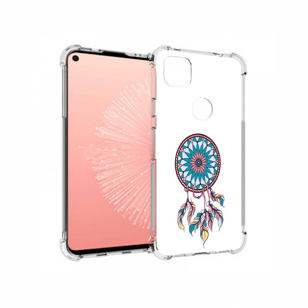 

Чехол MyPads Tocco для Google Pixel 4A ловец снов синий, Прозрачный, Tocco