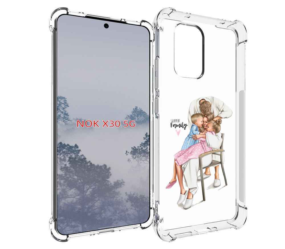

Чехол MyPads Super-family для Nokia X30 5G, Tocco