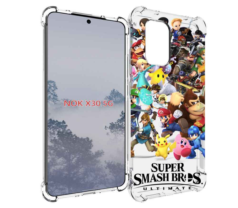 

Чехол MyPads Super Smash Bros для Nokia X30 5G, Tocco