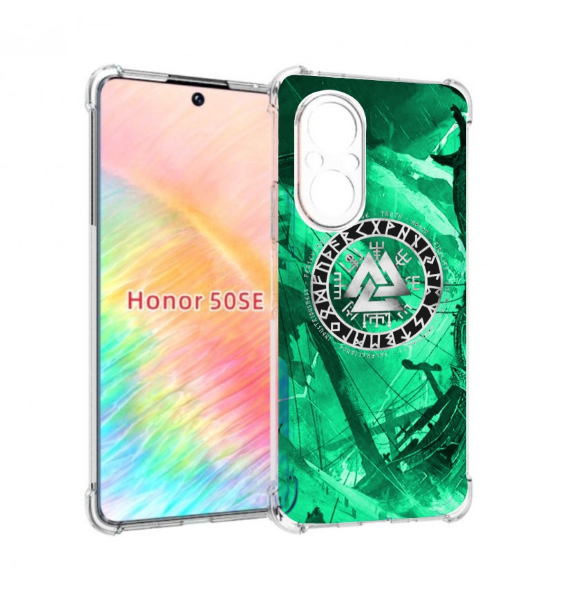 

Чехол бампер MyPads ассасин-крид-2020-рагнарек мужской для Honor, Прозрачный, Tocco