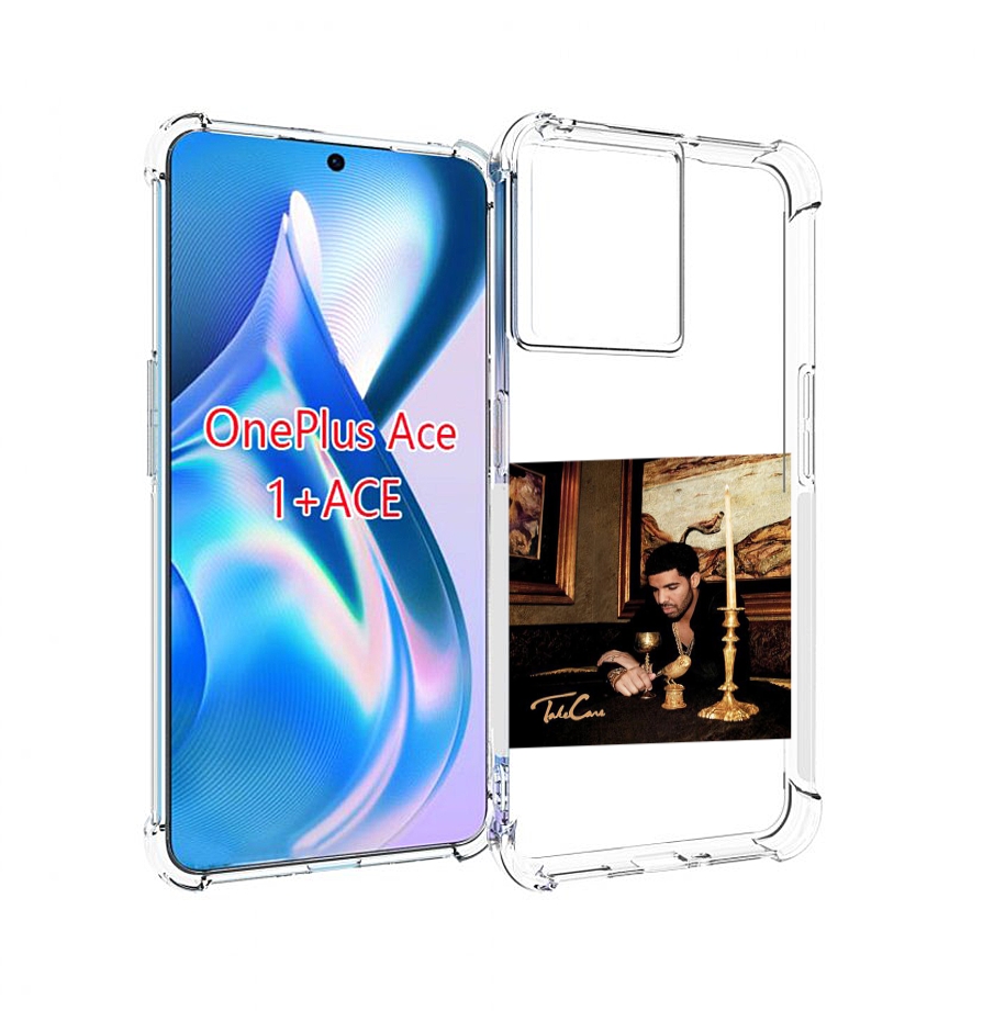 

Чехол MyPads Drake - Take Care для OnePlus Ace, Прозрачный, Tocco