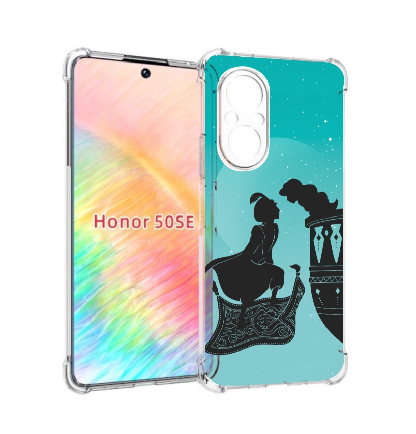 

Чехол бампер MyPads алладин тень для Honor 50 SE противоударный, Прозрачный, Tocco