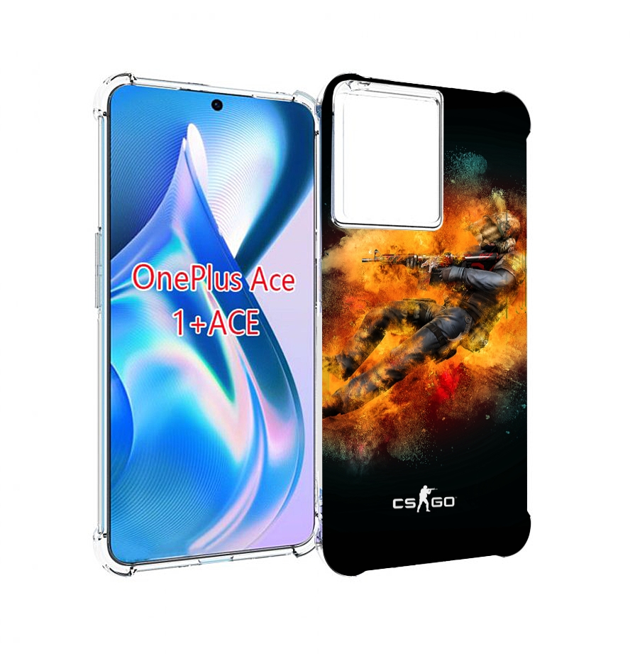 

Чехол MyPads CS-go-Контр-террорист мужской для OnePlus Ace, Прозрачный, Tocco