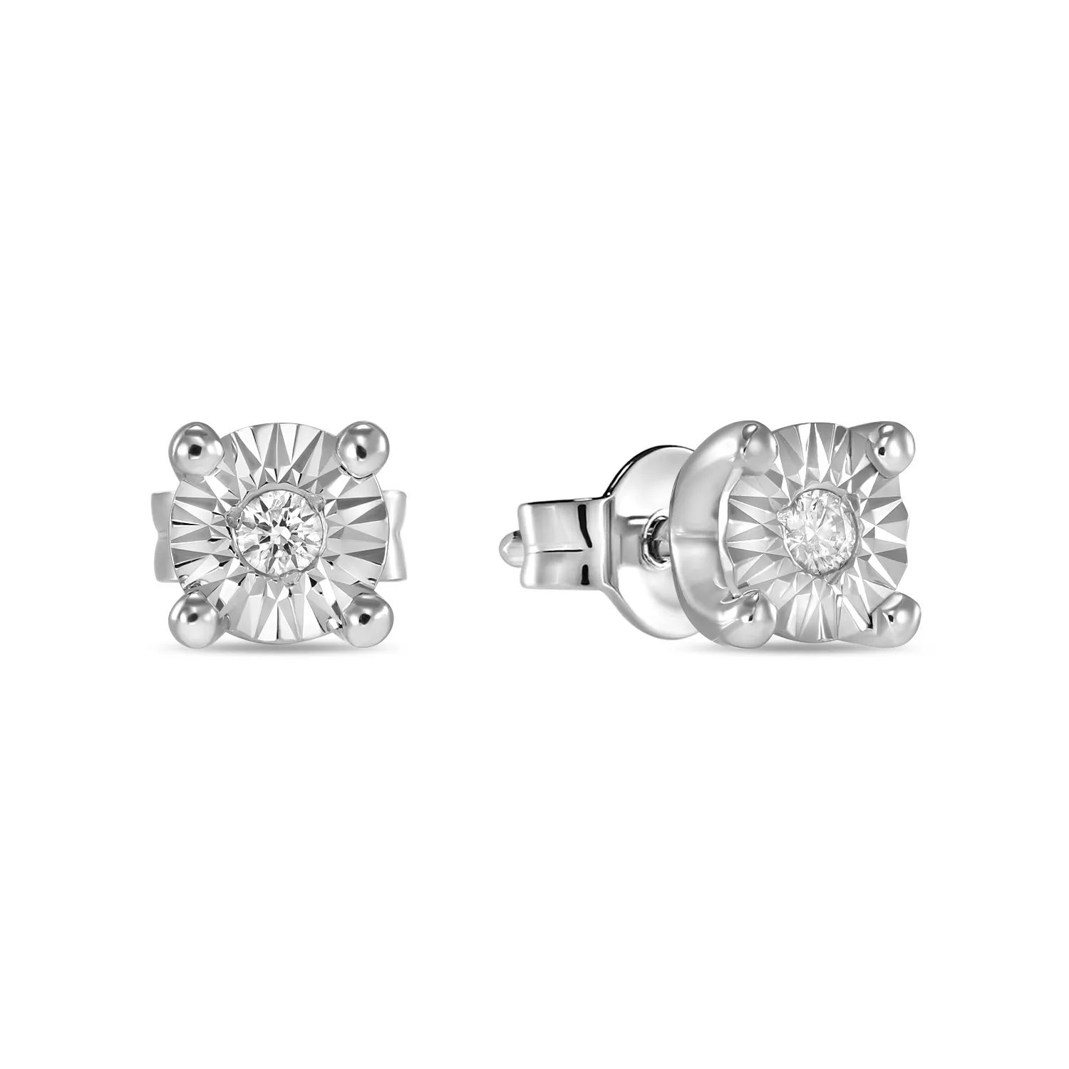 

Серьги пусеты из белого золота MIUZ Diamonds E01-PPL-35198-50, бриллиант, E01-PPL-35198-50