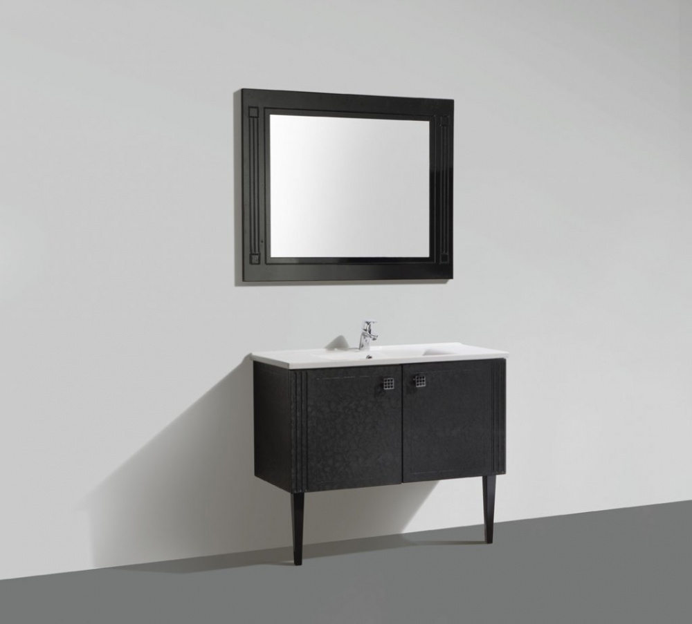 фото Зеркало belbagno atria 100x80 черный atria-spc-1000-nl