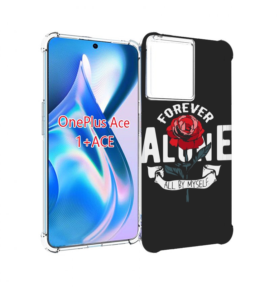

Чехол MyPads Alone для OnePlus Ace, Прозрачный, Tocco