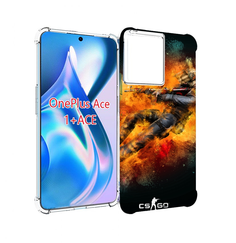 

Чехол MyPads CS-go Контр-террорист для OnePlus Ace, Прозрачный, Tocco