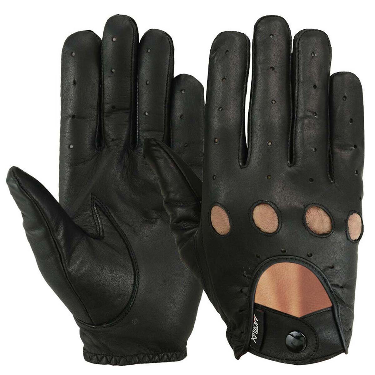 Перчатки Водительские MRX 10 (XL) черные Натуральная Кожа