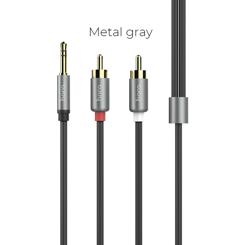 

Аудио-Кабель Hoco Upa10 Double Lotus, Aux, Jack 3,5 - Rca, 1.5 М