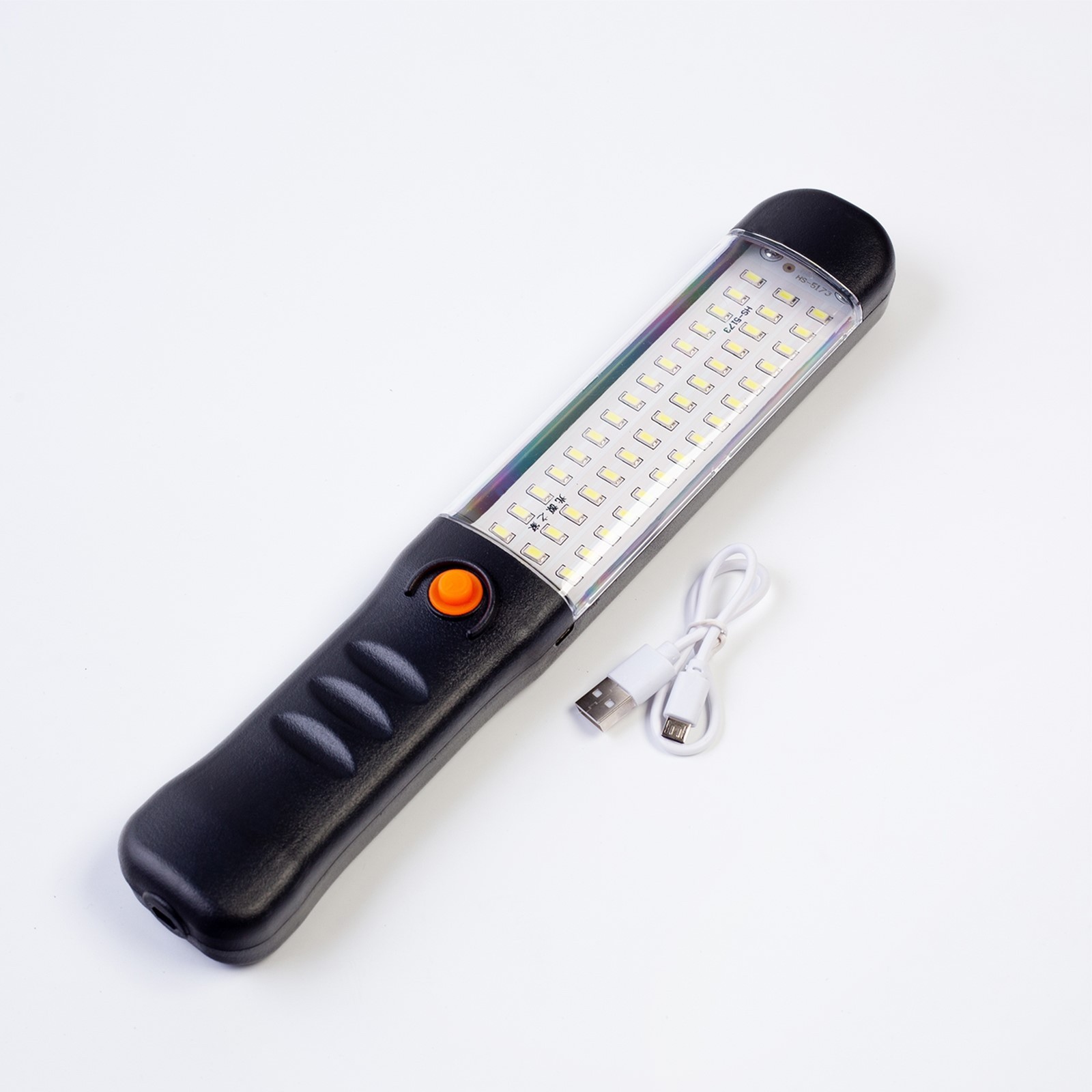 

Фонарь рабочий автомобильный, 50 Вт, 3000 мАч, 2000 лм диод 5730, 31 х 5 х 3 см, Черный, 9824099