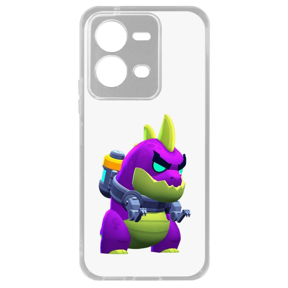 

Чехол Brawl Stars-Мегамонстр для Vivo V25e, Прозрачный