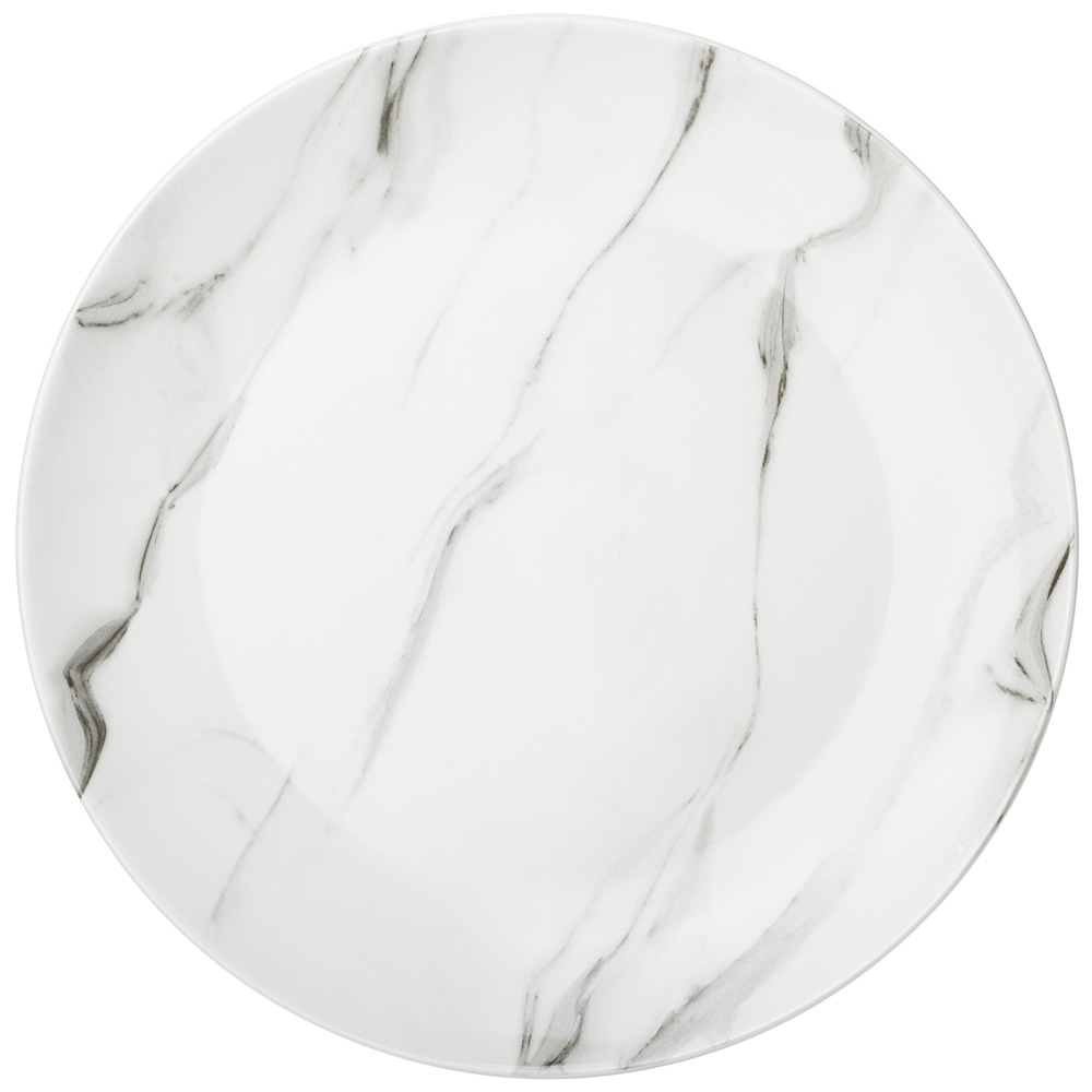 

Набор из 4 штук Тарелка обеденная Lefard Bianco Marble 25.5см фарфор 87-280_, Серый