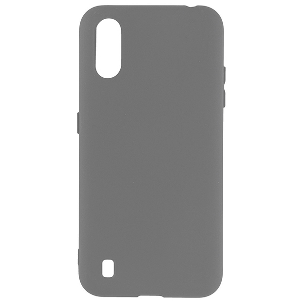 

Силиконовый чехол для Samsung Galaxy A01 Soft Case Серый