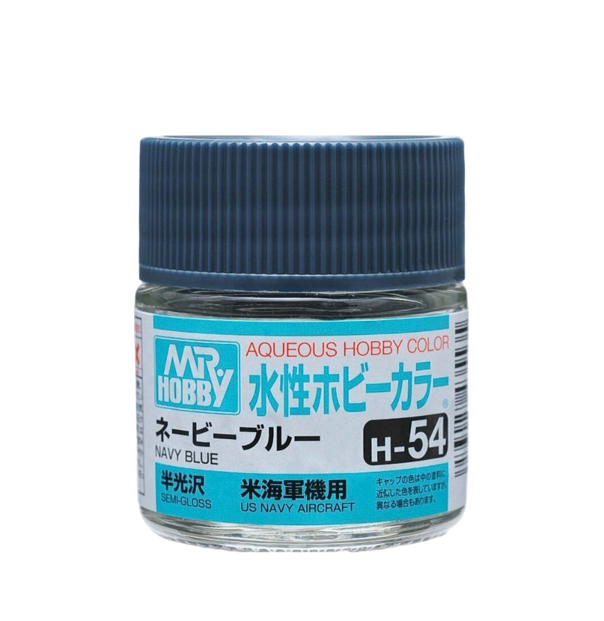 

Краска акриловая водоразбавляемая MR.HOBBY NAVY Blue semigloss, полуглянцевая, MH-H54, Военно-морской синий
