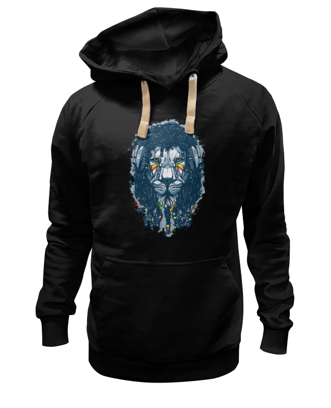 

Худи унисекс Printio Rastaleon черное 2XL, Черный, Rastaleon
