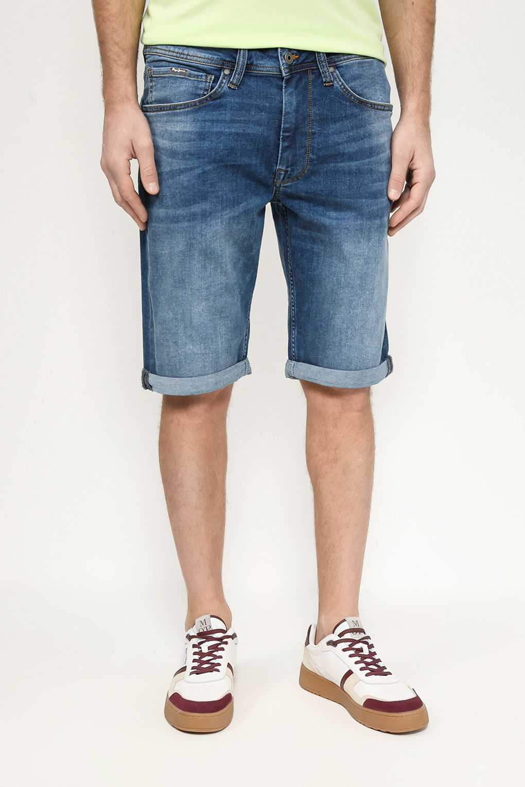 

Джинсовые шорты мужские Pepe Jeans PM801081HU0 синие 30, Синий, PM801081HU0