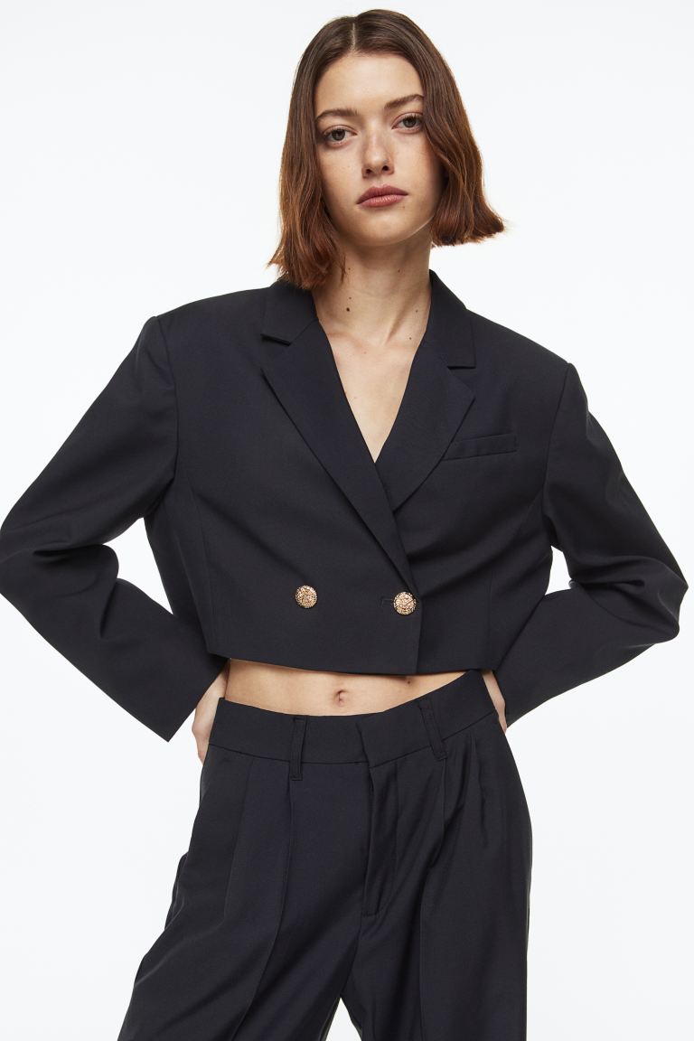 

Болеро женское H&M 1145189001 черное L (доставка из-за рубежа), Черный, 1145189001