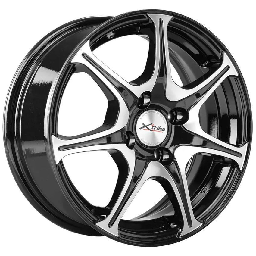 

Диск X'trike X-110 6x14 ET35 4x100 D67.1 BK/FP, арт. 14631AX, X-110
