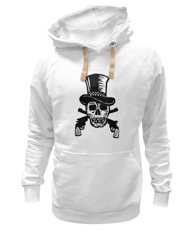 

Худи унисекс Printio Череп белое 2XL, Белый, Череп