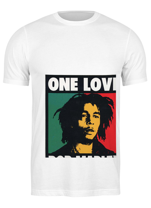

Футболка мужская Printio Bob marley 3703460 белая M, Белый, Bob marley 3703460