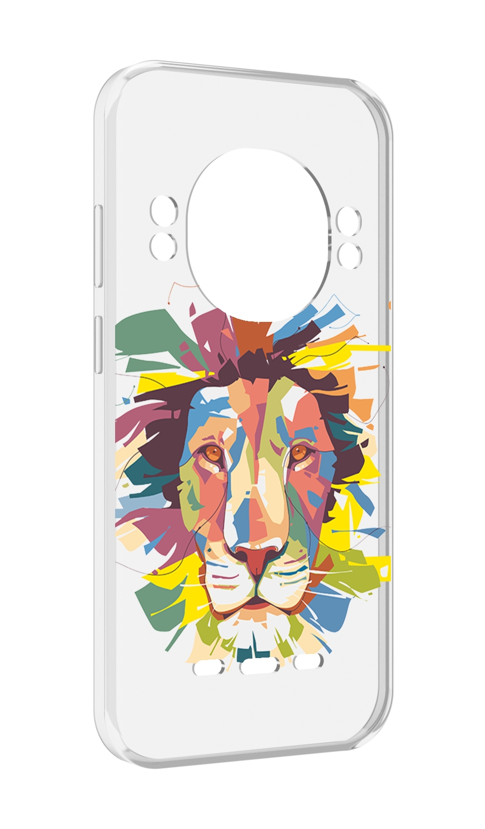 

Чехол MyPads разноцветный-лев детский для UleFone Power Armor 16 Pro, Прозрачный, Tocco