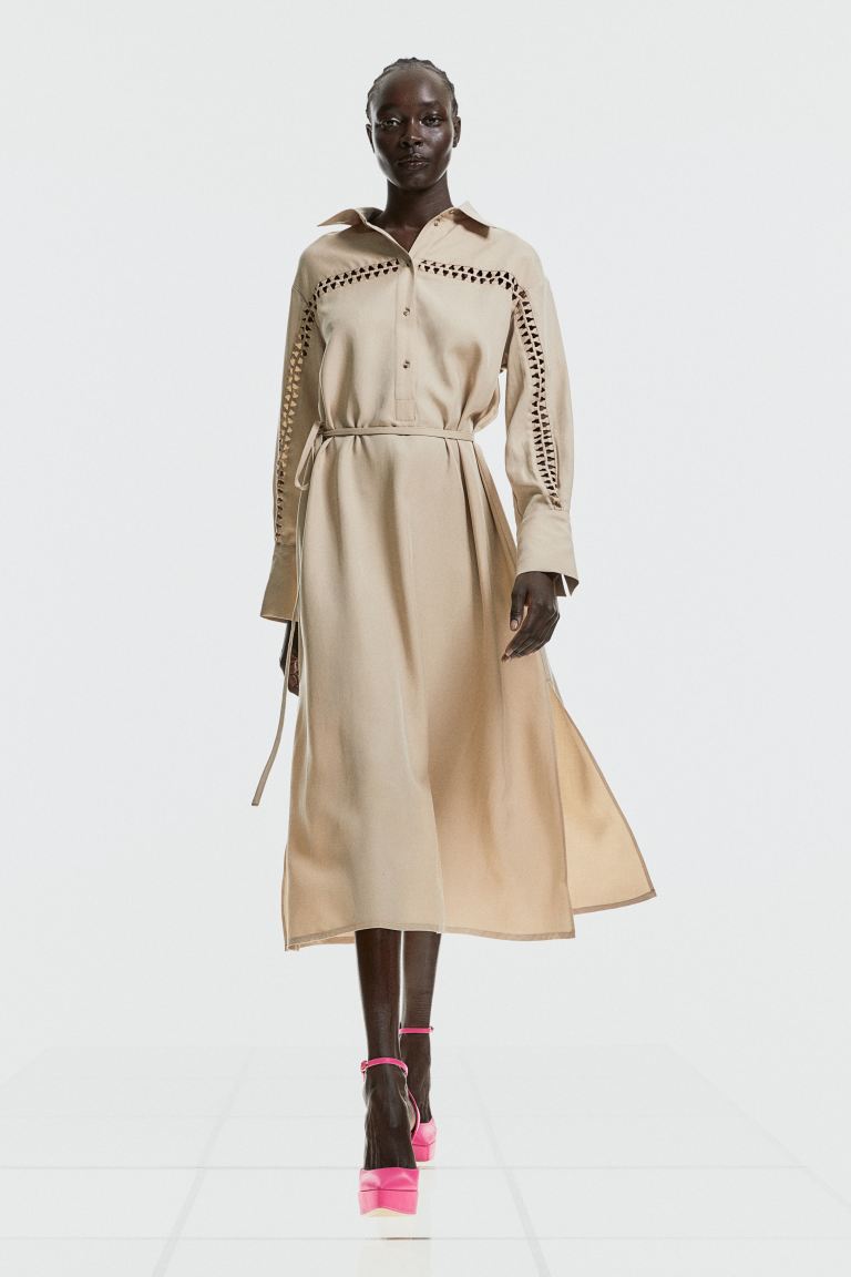 

Платье женское H&M 1145095001 бежевое 2XL (доставка из-за рубежа), 1145095001