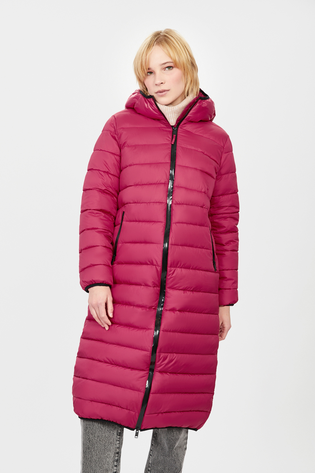 Пальто женское Baon B041547 красное XL