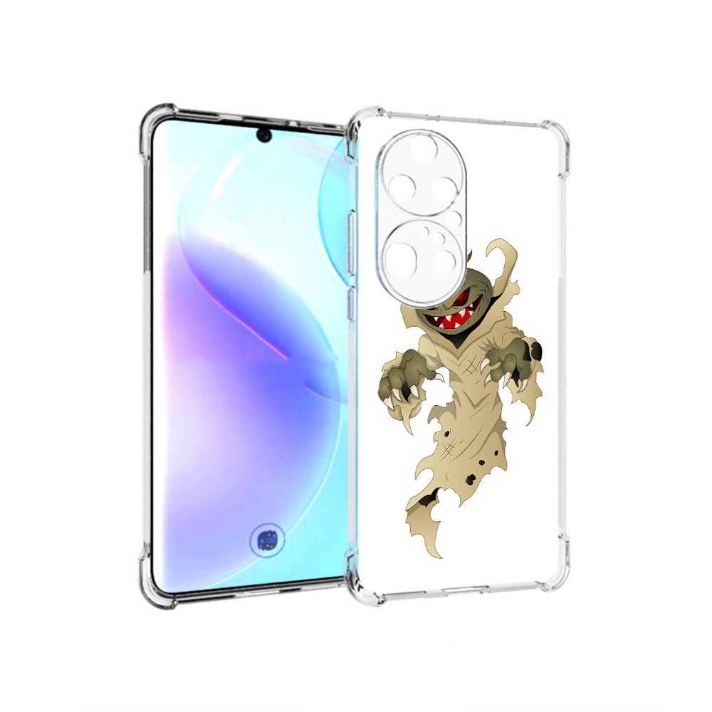 

Чехол MyPads Tocco для Huawei P50 Pro призрак хэллоуина, Прозрачный, Tocco