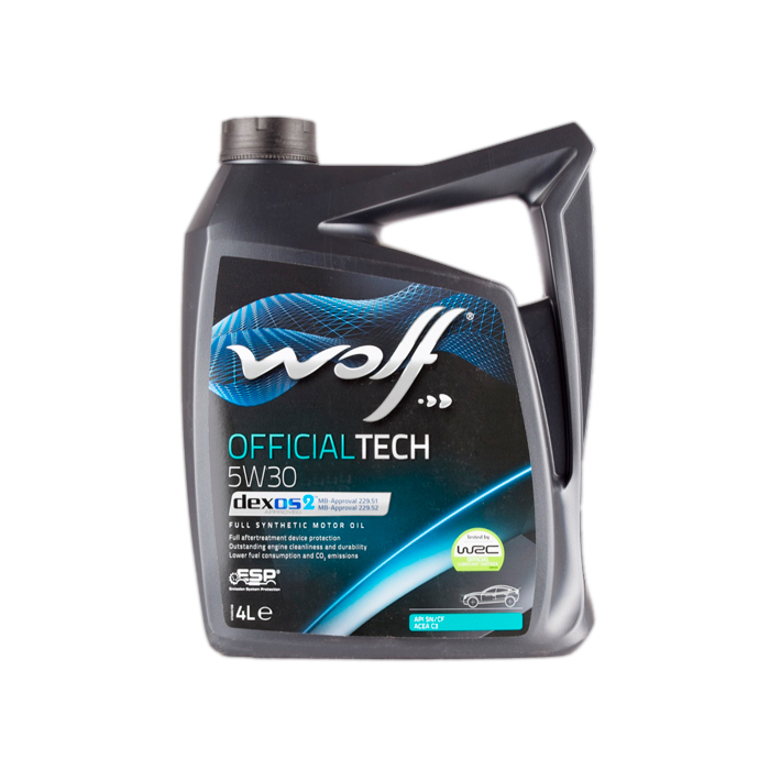 фото Моторное масло wolf officialtech 5w-30 c4 4л