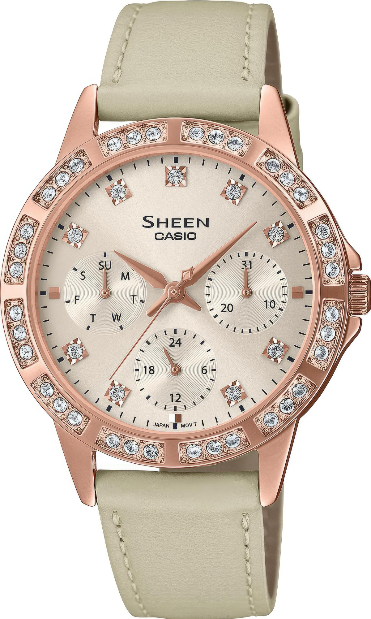 

Наручные часы женские Casio SHE-3517PGL-9A, SHE-3517PGL-9A