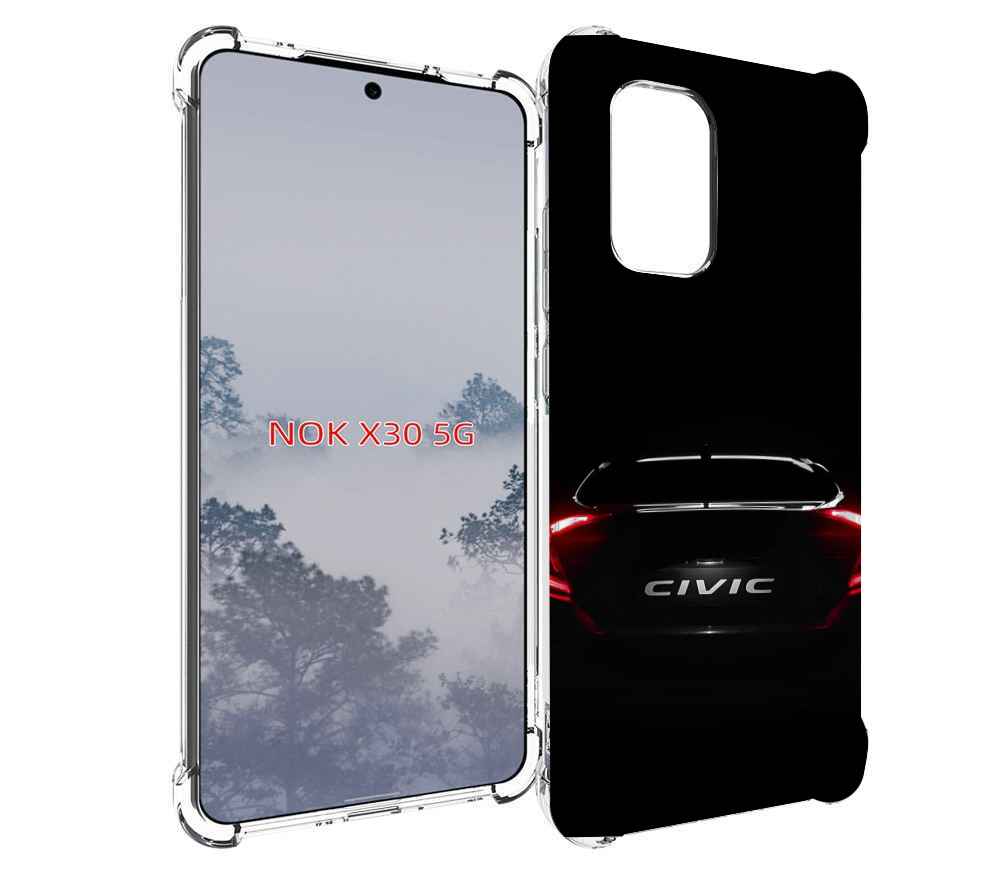 

Чехол MyPads honda хонда 2 для Nokia X30 5G, Tocco