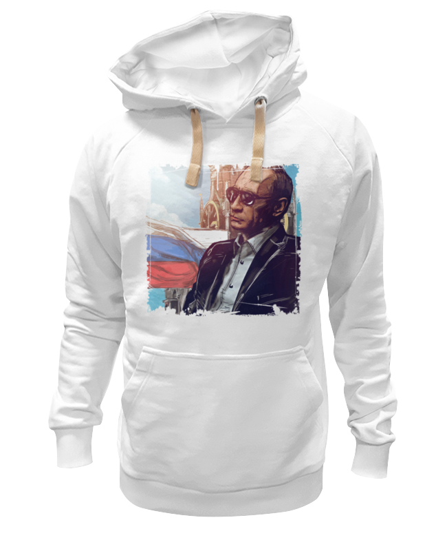 

Худи унисекс Printio Россия белое 2XL, Белый, Россия
