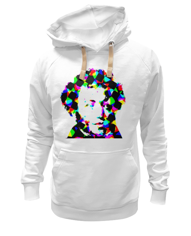 

Худи унисекс Printio Пушкин белое 2XL, Белый, Пушкин