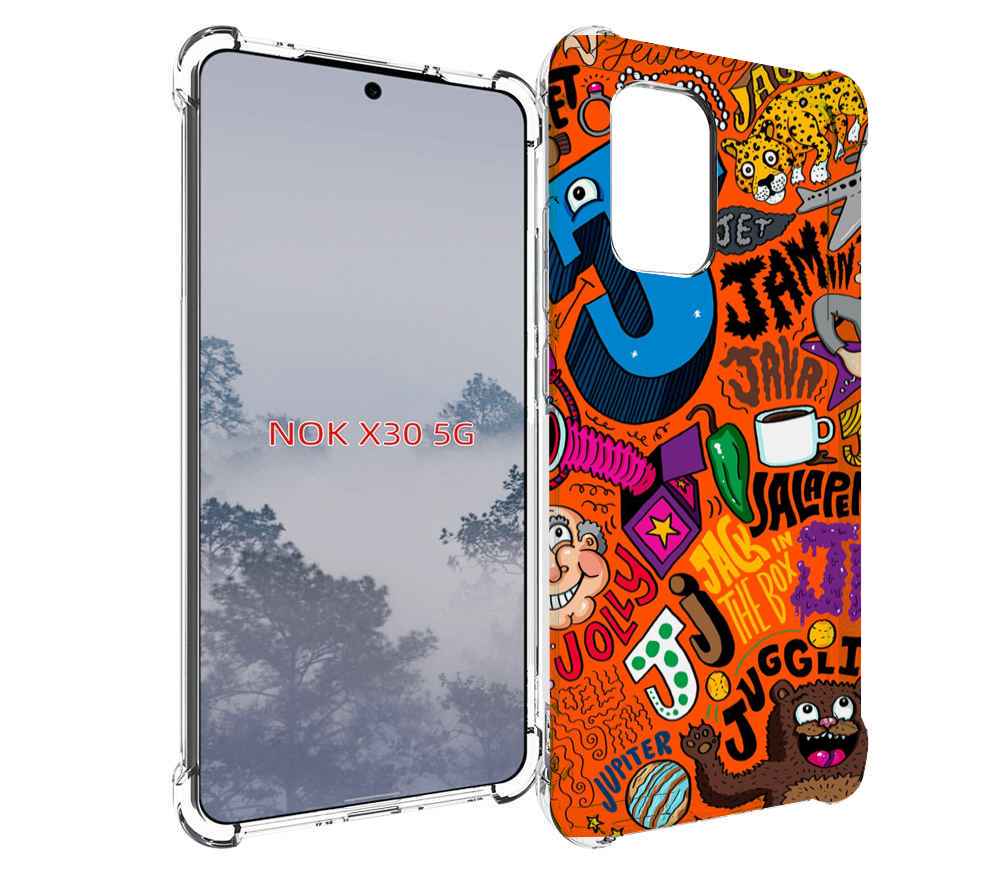 

Чехол MyPads funky-decor для Nokia X30 5G, Tocco