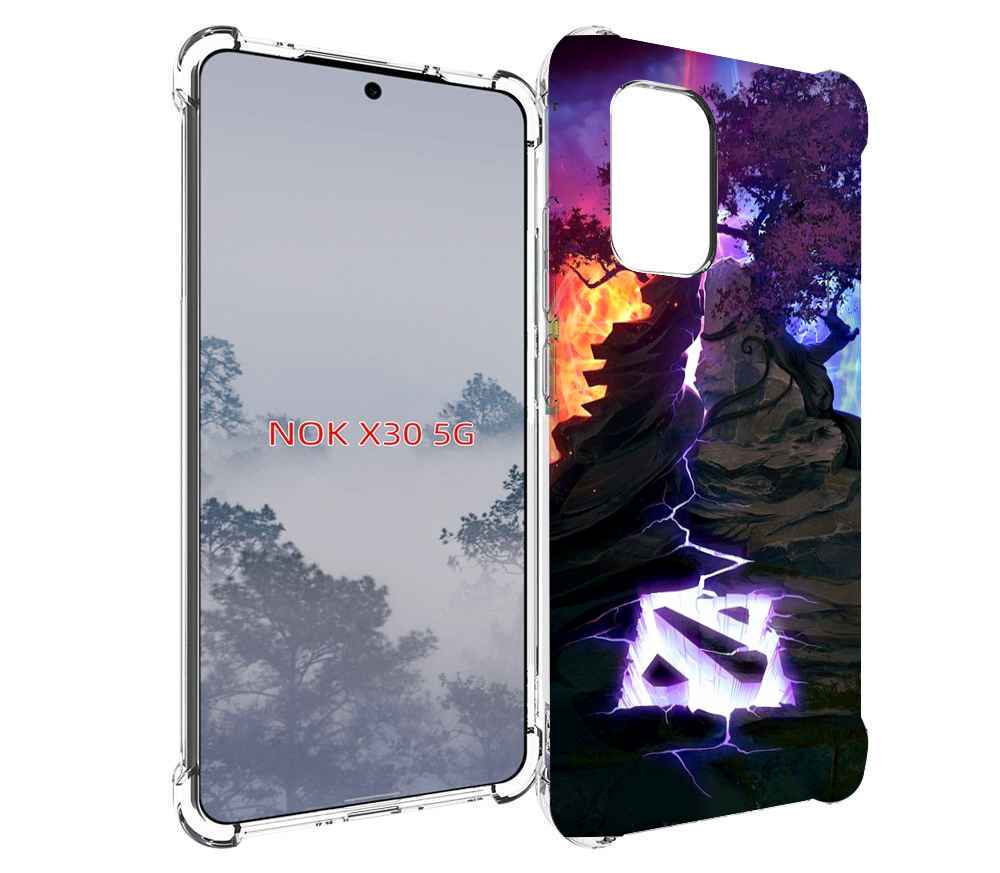 

Чехол MyPads dota 2 логотип для Nokia X30 5G, Tocco