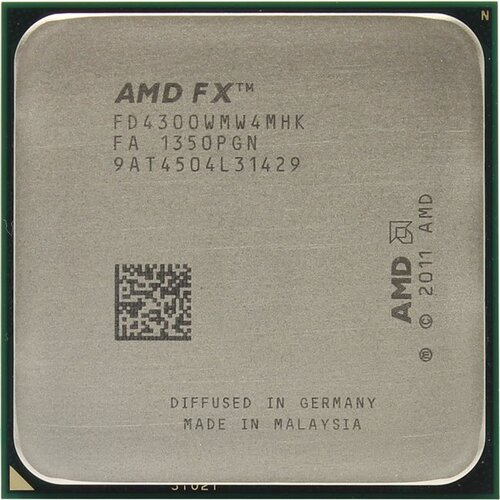 

Процессор AMD FX-4300 AM3+, fd4300wmw4mhk